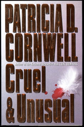 Item #26073 CRUEL & UNUSUAL. Patricia D. Cornwell