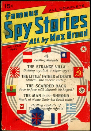 Item #26113 FAMOUS SPY STORIES. FAMOUS SPY STORIES. January-February 1940. . Robert W. Lowndes,...