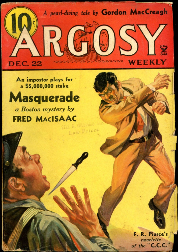 Item #26120 ARGOSY. 1934 ARGOSY. December 22, No. 2 Volume 252.