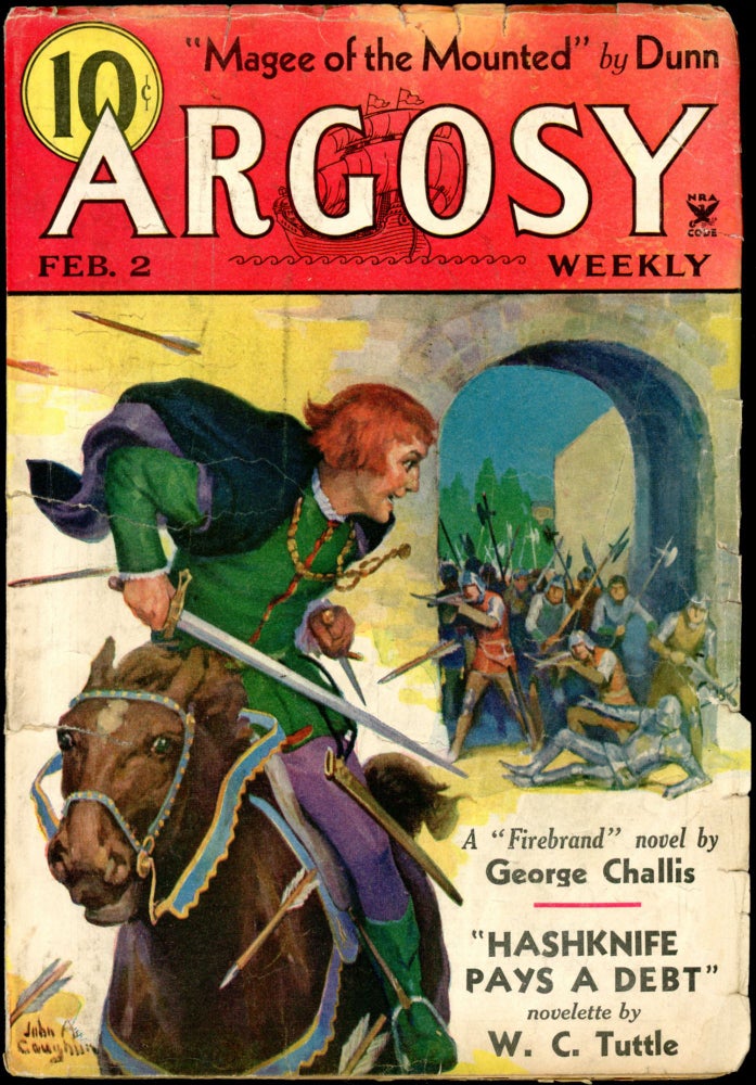 Item #26126 ARGOSY. 1935 ARGOSY. February 2, No. 2 Volume 253.