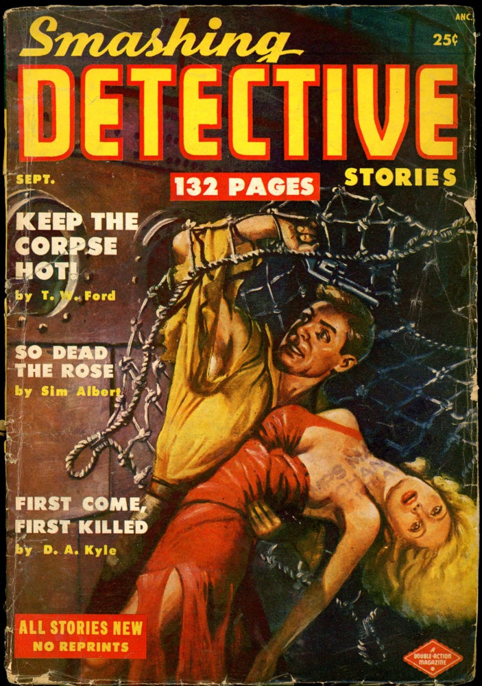 Item #26143 SMASHING DETECTIVE STORIES. SMASHING DETECTIVE STORIES. September 1951. . Robert W. Lowndes, No. 3 Volume 1.
