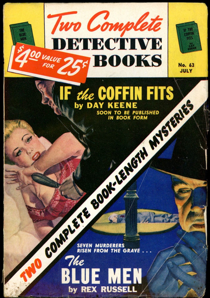 Item #26148 TWO COMPLETE DETECTIVE BOOKS. DAY KEENE, TWO COMPLETE DETECTIVE BOOKS. July 1950 . Jack Byrne, No. 63.