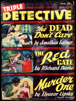 Item #26150 TRIPLE DETECTIVE. TRIPLE DETECTIVE. Fall 1953, No. 1 Volume 5