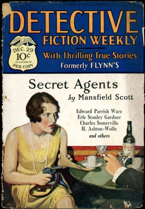 Item #26157 DETECTIVE FICTION WEEKLY. ERLE STANLEY GARDNER, 1928 DETECTIVE FICTION WEEKLY....