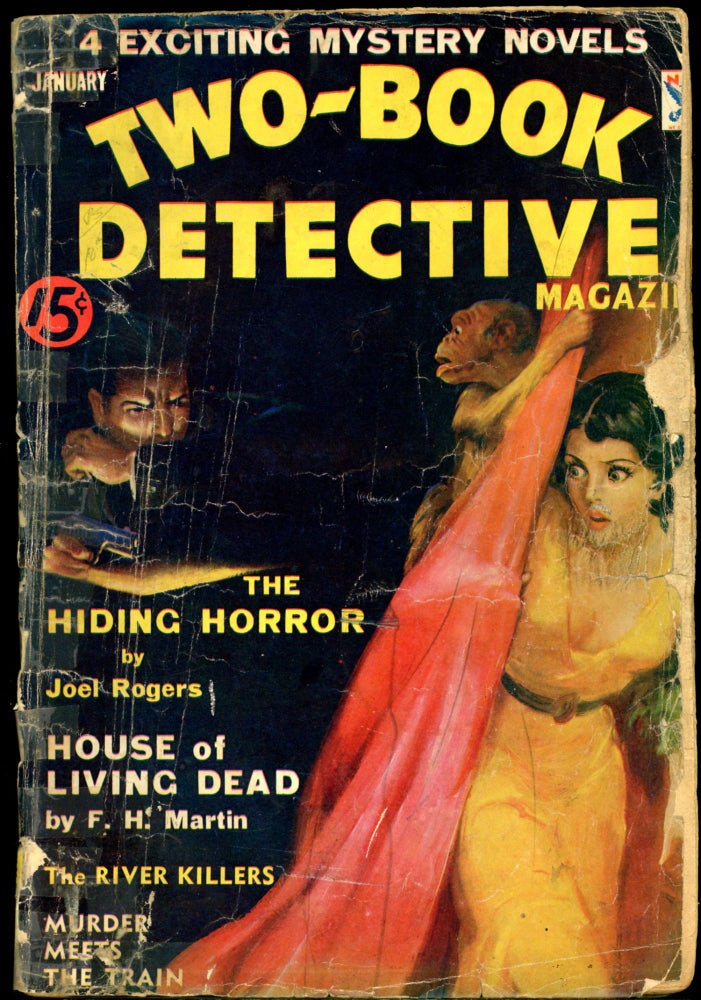 Item #26160 TWO-BOOK DETECTIVE MAGAZINE. TWO-BOOK DETECTIVE MAGAZINE. January 1935, No. 9 Volume 1.