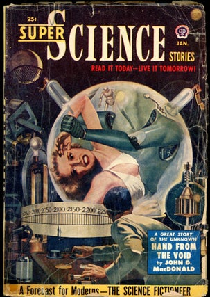 Item #26171 SUPER SCIENCE STORIES. John D. MacDonald, ed SUPER SCIENCE STORIES. January 1951. ....