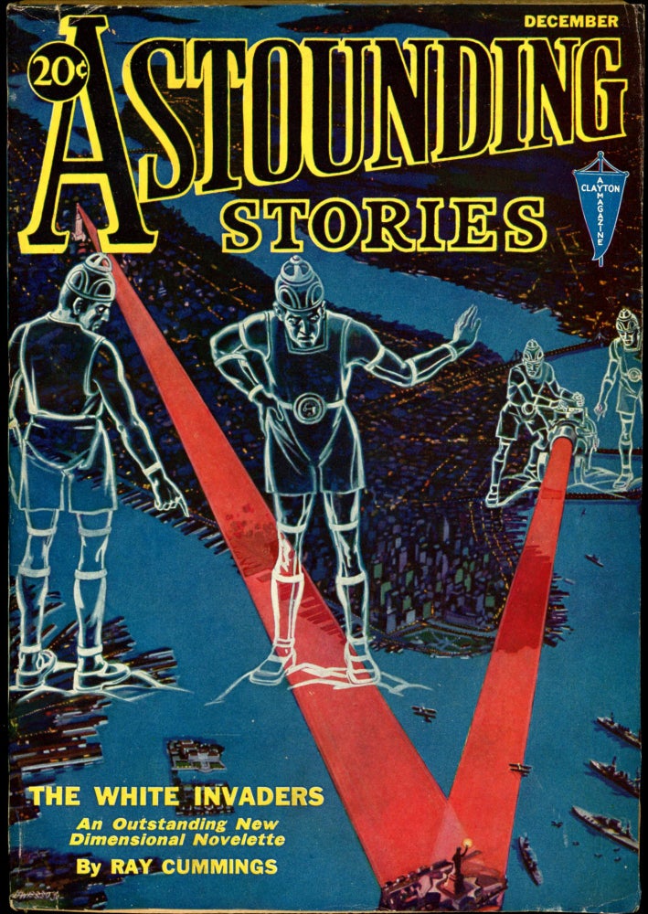 Item #26184 ASTOUNDING STORIES. 1931. . Harry Bates ASTOUNDING STORIES. December, Number 3 Volume 8.