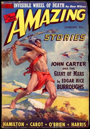 Item #26198 AMAZING STORIES. Edgar Rice Burroughs, 1941. . AMAZING STORIES. January, Bernard G....