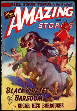 Item #26200 AMAZING STORIES. Edgar Rice Burroughs, 1941. . AMAZING STORIES. June, B G. Davis, No....