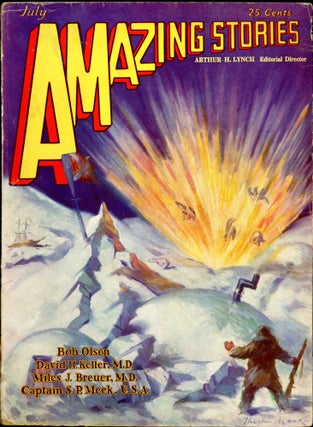 Item #26215 AMAZING STORIES. AMAZING STORIES. July 1929. ., Arthur H. Lynch, No. 4 Volume 4