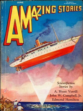 Item #26220 AMAZING STORIES. AMAZING STORIES. June 1930. ., T. O'Connor Sloane, No. 3 Volume 5