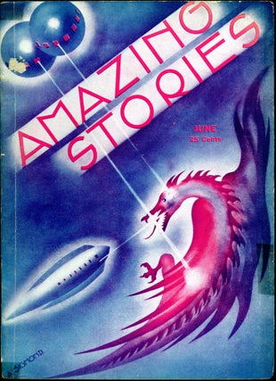 Item #26230 AMAZING STORIES. AMAZING STORIES. June 1933. ., T. O'Connor Sloane, No. 3 Volume 8