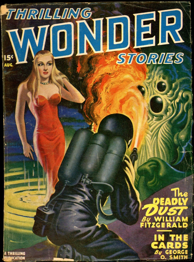 Item #26259 THRILLING WONDER STORIES. THRILLING WONDER STORIES. August 1947. . Sam Merwin Jr, No. 3 Volume 30.