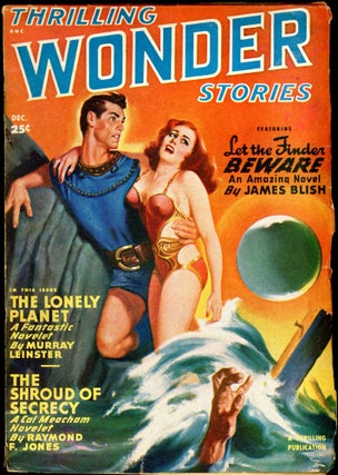Item #26262 THRILLING WONDER STORIES. Ray Bradbury, THRILLING WONDER STORIES. December 1949. ....