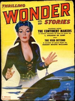 Item #26266 THRILLING WONDER STORIES. THRILLING WONDER STORIES. April 1951. . Samuel Merwin Jr,...