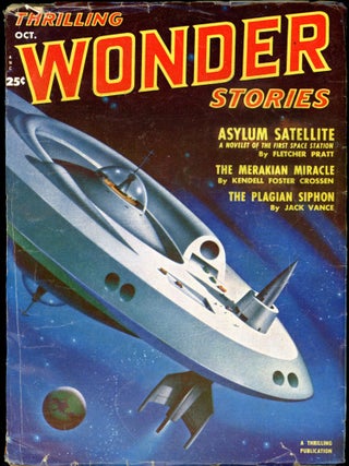 Item #26267 THRILLING WONDER STORIES. JACK VANCE, THRILLING WONDER STORIES. October 1951. ....
