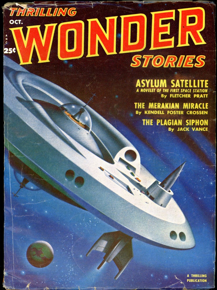 Item #26267 THRILLING WONDER STORIES. JACK VANCE, THRILLING WONDER STORIES. October 1951. . Samuel Merwin Jr, No. 1 Volume 39.
