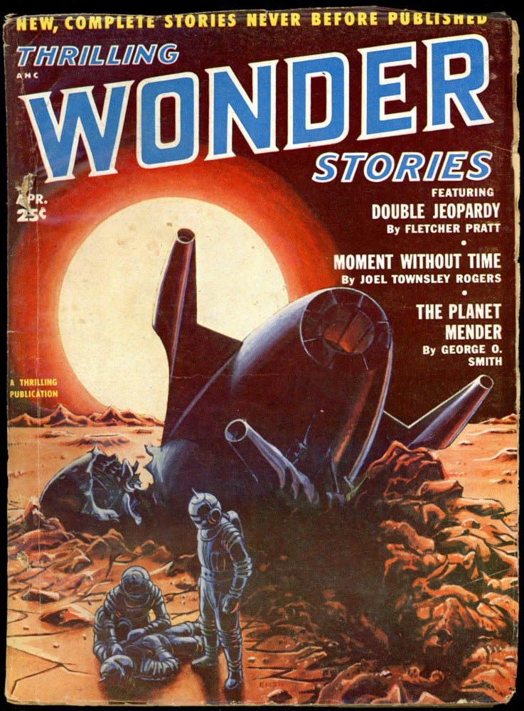Item #26269 THRILLING WONDER STORIES. THRILLING WONDER STORIES. April 1952. . Samuel Mines, No. 1 Volume 40.