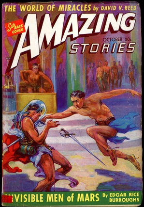 Item #26287 AMAZING STORIES. Edgar Rice Burroughs, AMAZING STORIES. October 1941. ., Bernard G....