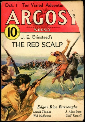 Item #26321 ARGOSY. Edgar Rice Burroughs, 1932 ARGOSY. October 1, No. 1 Volume 233