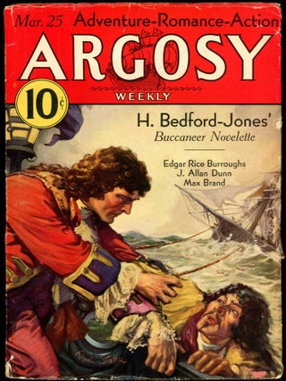 Item #26327 ARGOSY. Edgar Rice Burroughs, 1933 ARGOSY. March 25, No. 2 Volume 237