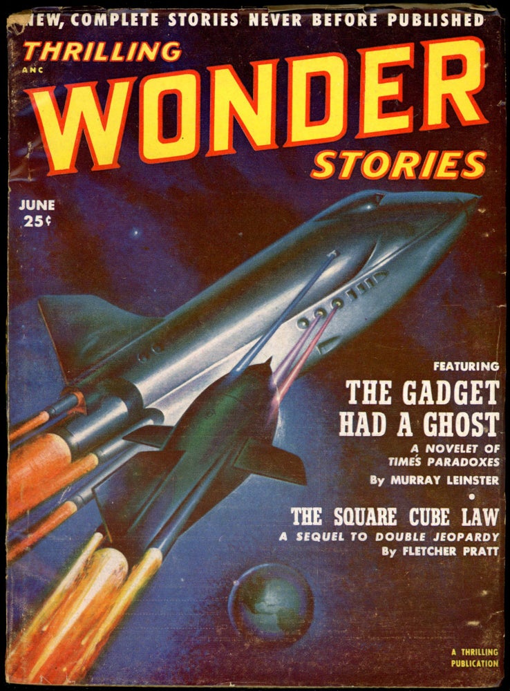 Item #26346 THRILLING WONDER STORIES. THRILLING WONDER STORIES. June 1952. . Samuel Mines, No. 2 Volume 40.