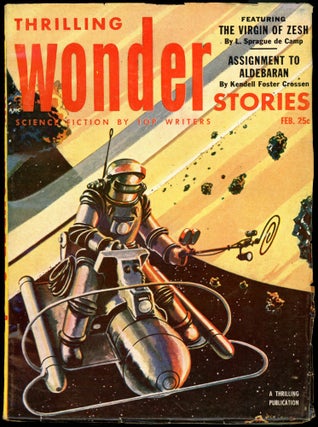 Item #26350 THRILLING WONDER STORIES. THRILLING WONDER STORIES. February 1953. . Samuel Mines,...