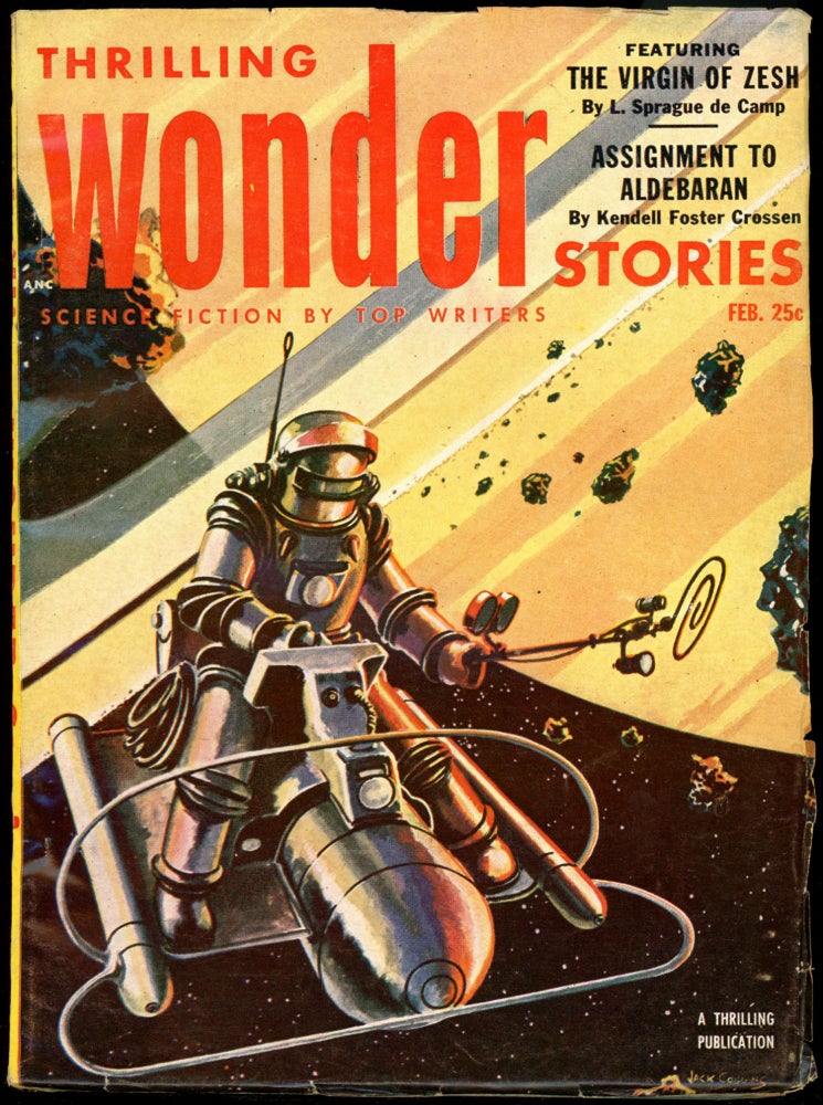 Item #26350 THRILLING WONDER STORIES. THRILLING WONDER STORIES. February 1953. . Samuel Mines, No. 3 Volume 41.