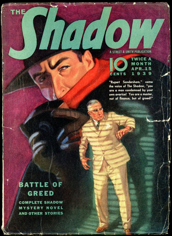 Item #26373 THE SHADOW. 1939 THE SHADOW. April 15, No. 4 Volume 29.