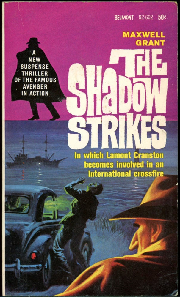 Item #26670 THE SHADOW STRIKES. Dennis Lynds, "Walter Gibson."