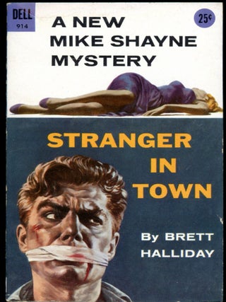 Item #26703 STRANGER IN TOWN. Brett Halliday, David Dresser