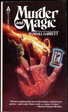 Item #26815 MURDER AND MAGIC. Randall Garrett