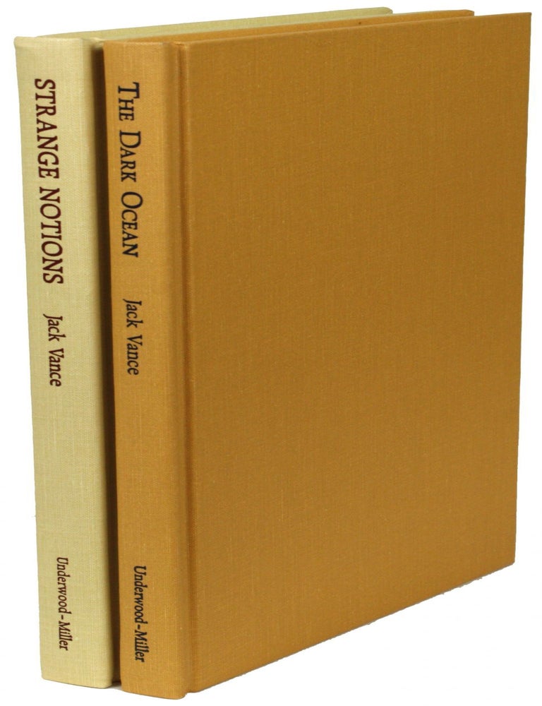 STRANGE NOTIONS [and] THE DARK OCEAN. John Holbrook Vance, "Jack.