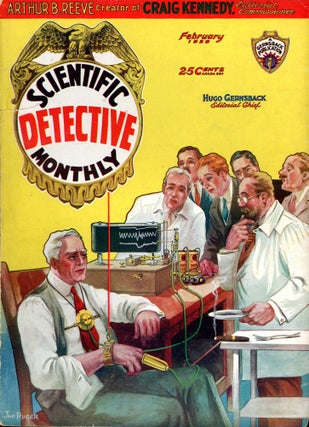 Item #27299 SCIENTIFIC DETECTIVE MONTHLY. SCIENTIFIC DETECTIVE MONTHLY. February 1930. . Hugo...