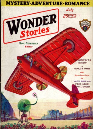 Item #27323 WONDER STORIES. ed WONDER STORIES. July 1930. . Hugo Gernsback, Number 2 Volume 2