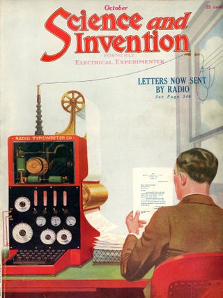 Item #27325 SCIENCE AND INVENTION. SCIENCE AND INVENTION. October 1922. . Hugo Gernsback, Number...