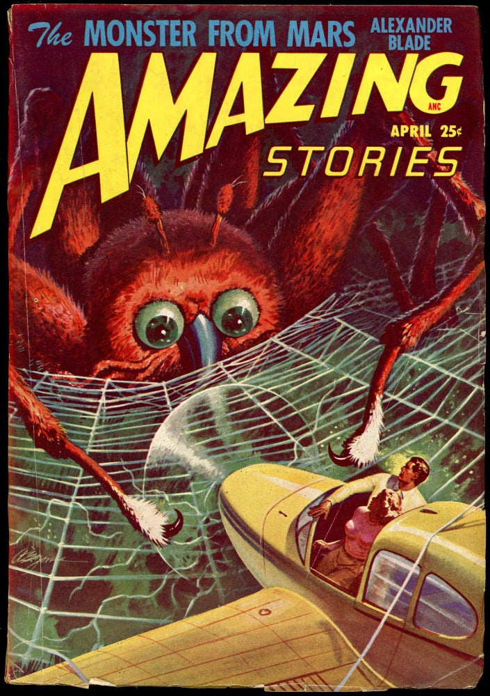 Item #27358 AMAZING STORIES. 1948. . AMAZING STORIES. April, Raymond A. Palmer, No. 4 Volume 22.