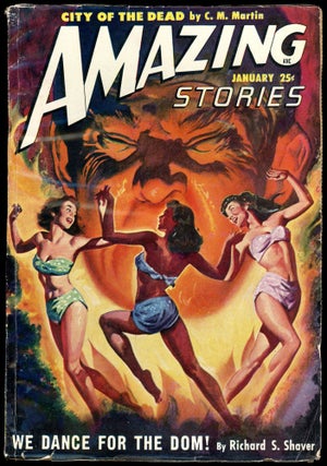 Item #27366 AMAZING STORIES. 1950. . AMAZING STORIES. January, Howard Browne, No. 1 Volume 24