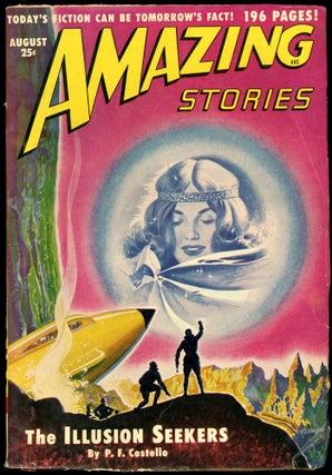 Item #27369 AMAZING STORIES. 1950. . AMAZING STORIES. August, Howard Browne, No. 8 Volume 24