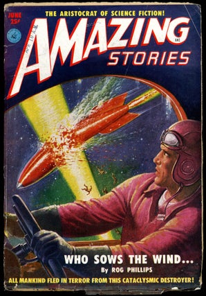 Item #27377 AMAZING STORIES. 1951. . AMAZING STORIES. June, Howard Browne, No. 6 Volume 25