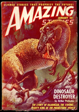 Item #27381 AMAZING STORIES. 1949. . AMAZING STORIES. January, Raymond A. Palmer, No. 1 Volume 23
