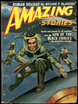 Item #27388 AMAZING STORIES. 1952. . AMAZING STORIES. July, Howard Browne, No. 7 Volume 26