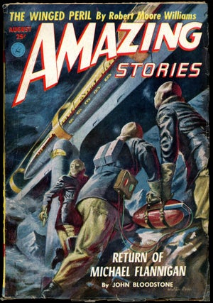 Item #27389 AMAZING STORIES. 1952. . AMAZING STORIES. August, Howard Browne, No. 8 Volume 26