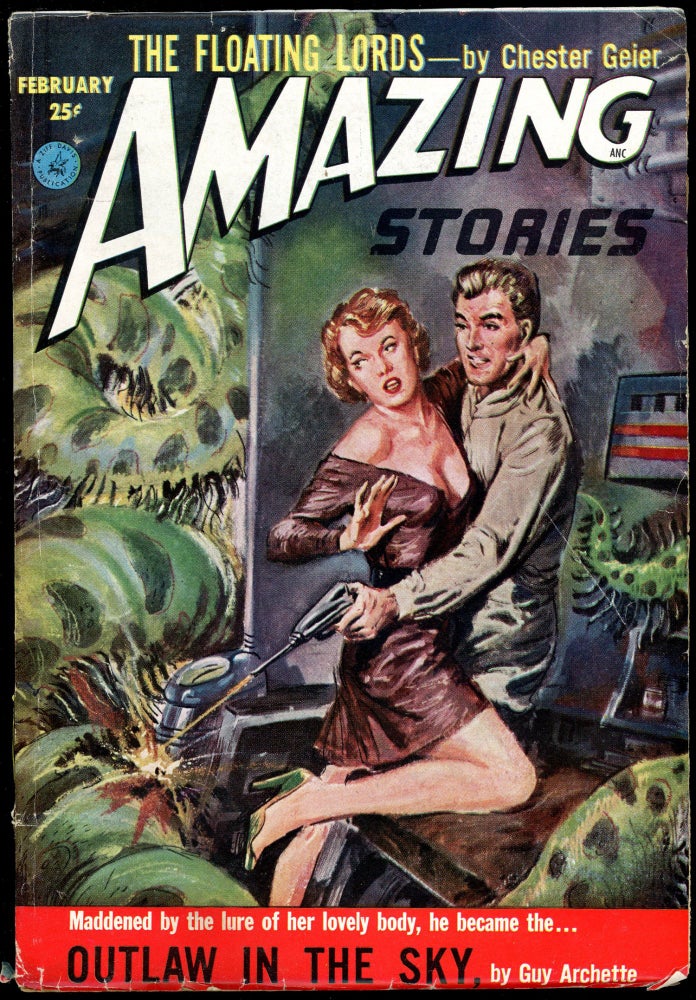 Item #27393 AMAZING STORIES. 1953. . AMAZING STORIES. February, Howard Browne, No. 2 Volume 27.