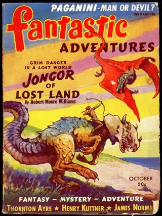 Item #27408 FANTASTIC ADVENTURES. FANTASTIC ADVENTURES. October 1940. ., Raymond A. Palmer, No. 8...