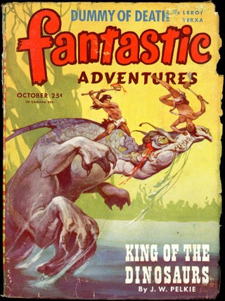 Item #27412 FANTASTIC ADVENTURES. FANTASTIC ADVENTURES. October 1945. ., Raymond A. Palmer, No. 4...