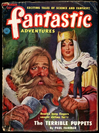 Item #27414 FANTASTIC ADVENTURES. FANTASTIC ADVENTURES. September 1951. ., Howard Browne, No. 9...