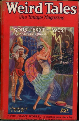 Item #27657 WEIRD TALES. WEIRD TALES. January 1928. . Farnsworth Wright, No. 1 Volume 11