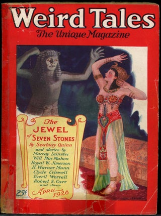 Item #27661 WEIRD TALES. WEIRD TALES. April 1928. . Farnsworth Wright, No. 4 Volume 11