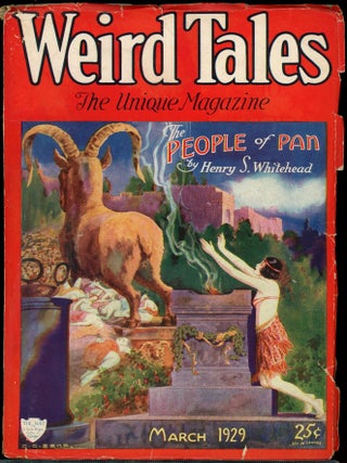 Item #27669 WEIRD TALES. WEIRD TALES. March 1929. . Farnsworth Wright, No. 3 Volume 13